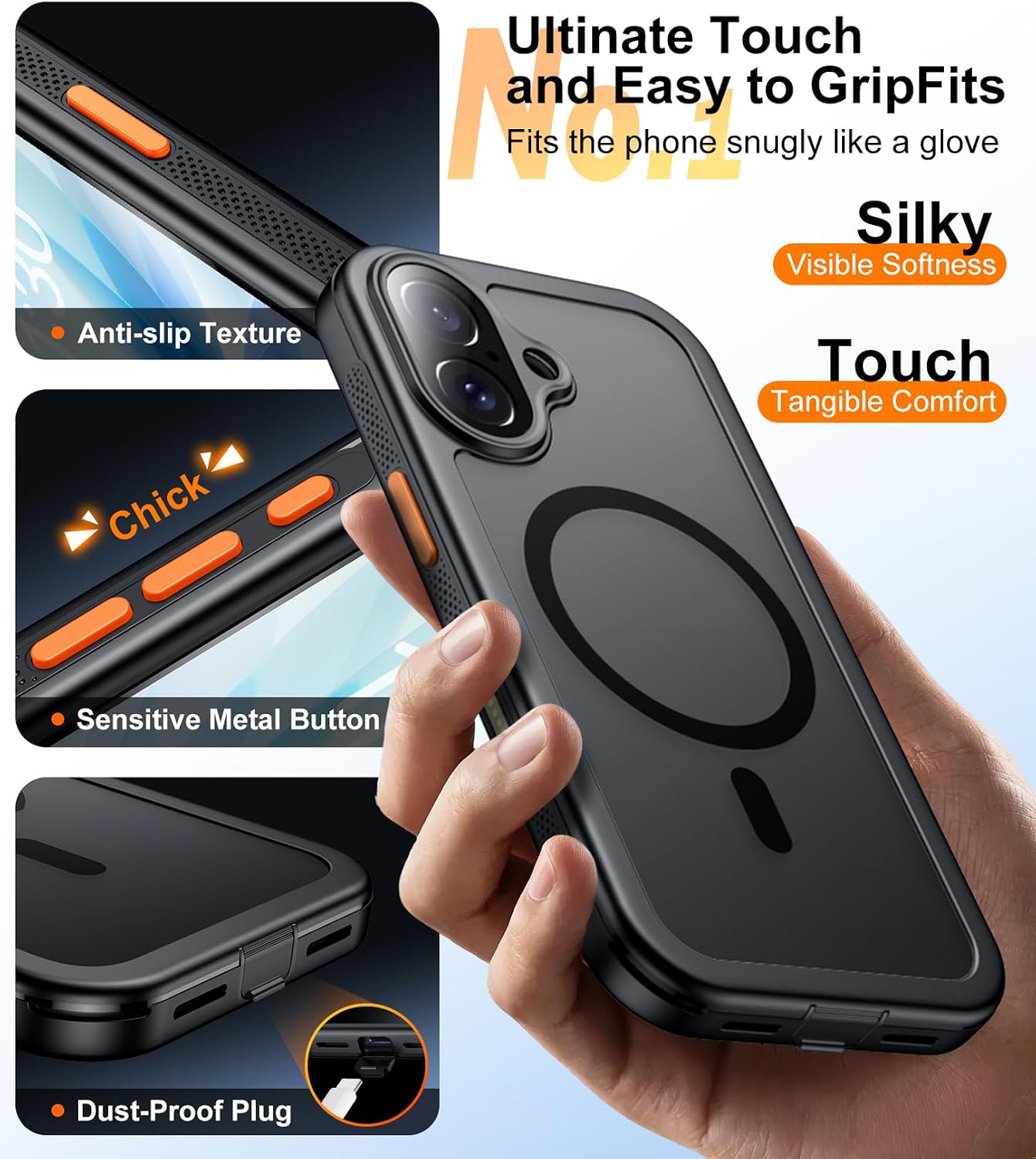 Thumbnail 6 de Red2Fire for iPhone 17 Case with Built-in Screen Protector & Camera Protector – MagSafe Compatible, Military-Grade Drop Protection