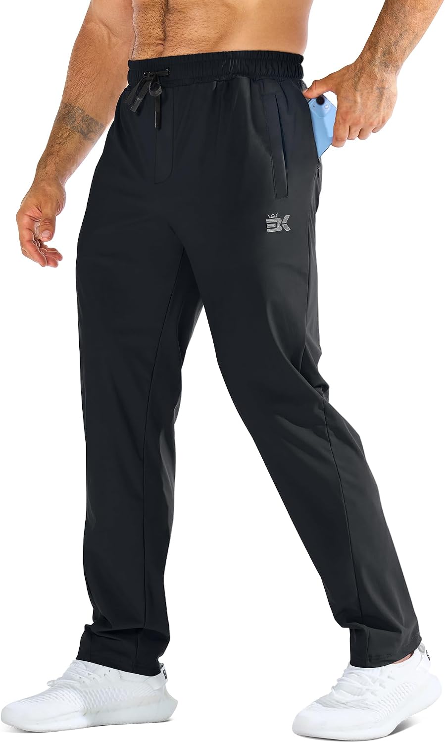 Detalle de BROKIG LightArmor Men's Joggers with Zip Pocket, UPF 50+ and Stretch