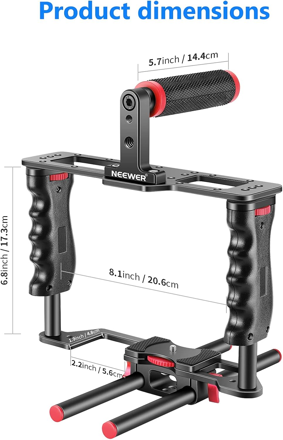 Thumbnail 5 de NEEWER Cage Kamera Käfig 15 mm
