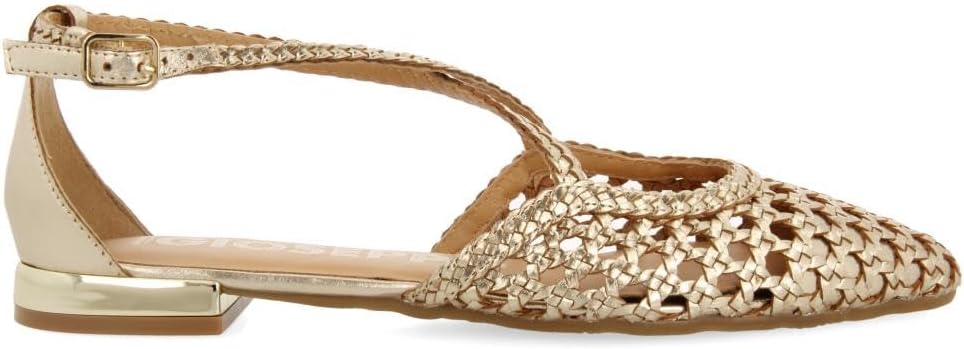 Thumbnail 2 de GIOSEPPO Ballerines en Cuir Bleu avec des Lacets pour Femme LESKOVIC
