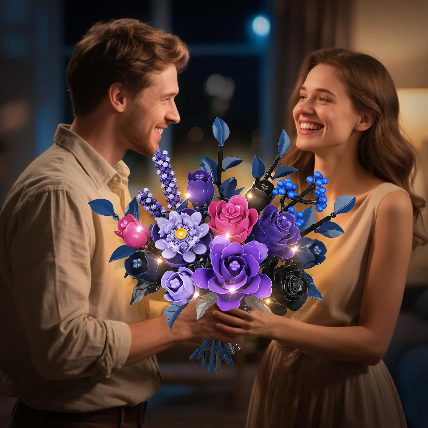 Thumbnail 1 de HiWEEGO Blumen Bauset 17 Blume LED