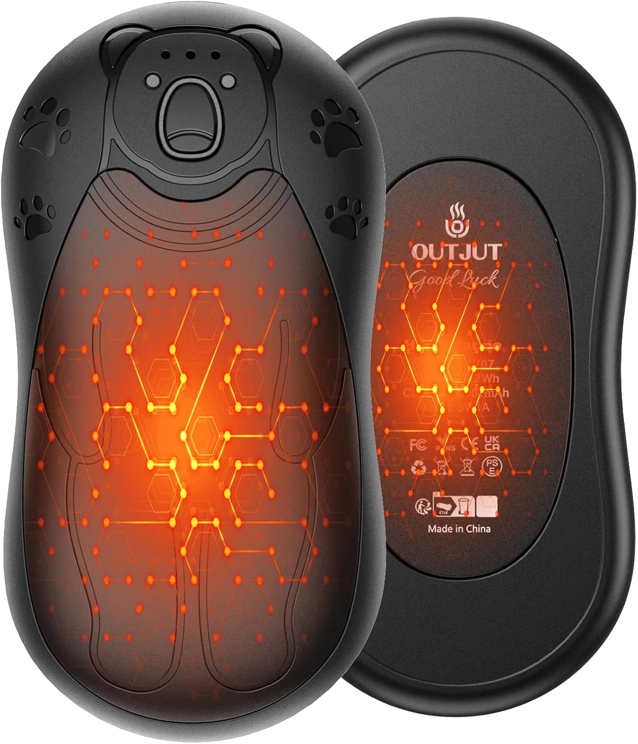Detalle de OUTJUT Dual-Sided Hand Warmer Rechargeable 12000mAh