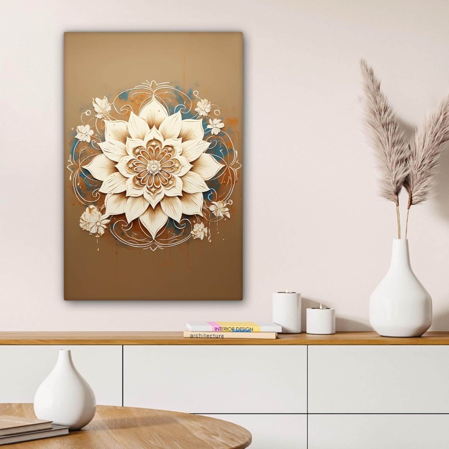 Thumbnail 2 de MuchoWow Impression sur Toile Photo Peinture 60x90 cm