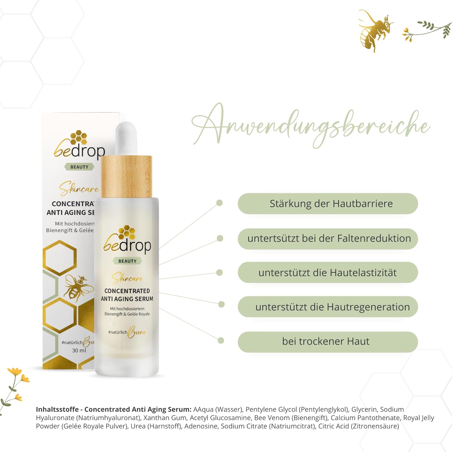 Thumbnail 3 de bedrop Skin Care Set Anti Aging Serum & Tagescreme