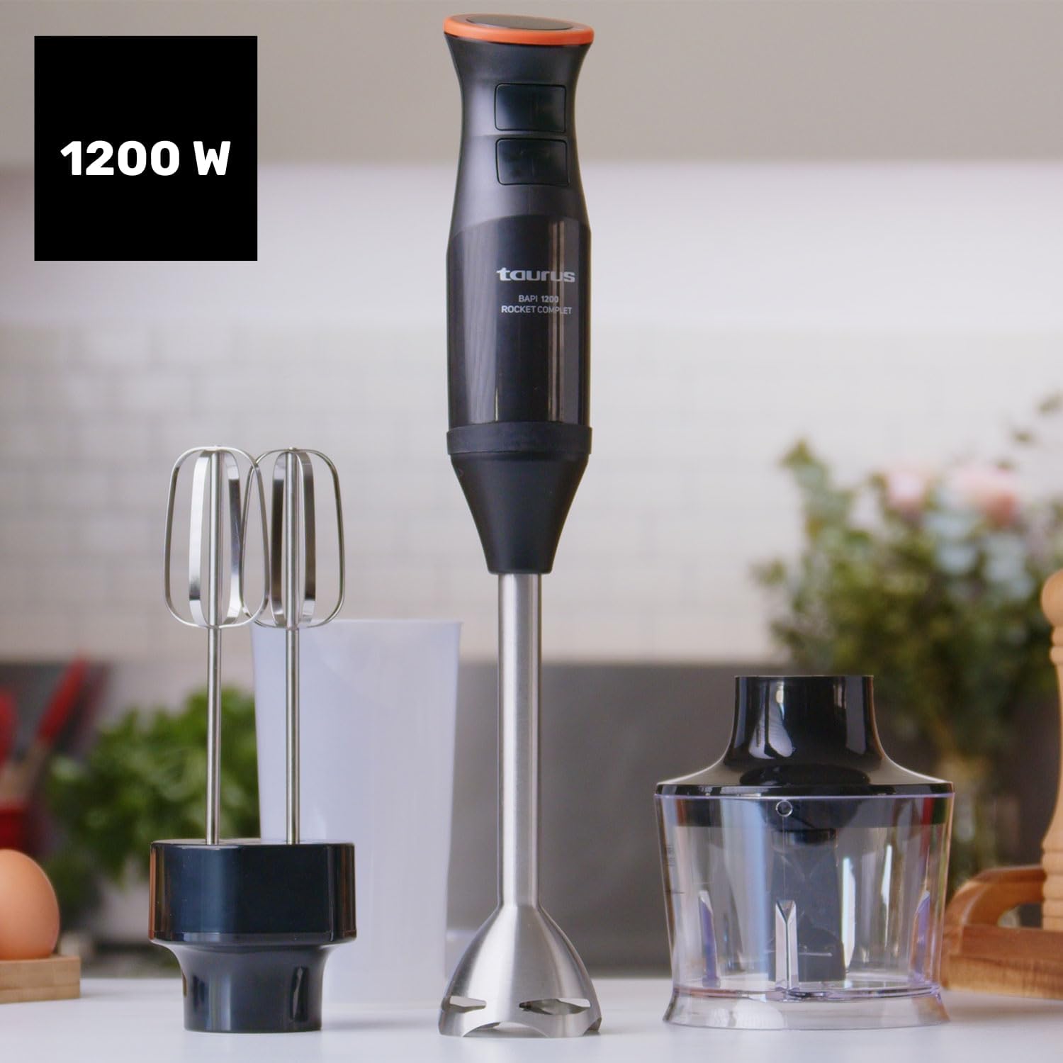Detalle 2 de Taurus BAPI 1200 Rocket batidora de mano 1200W