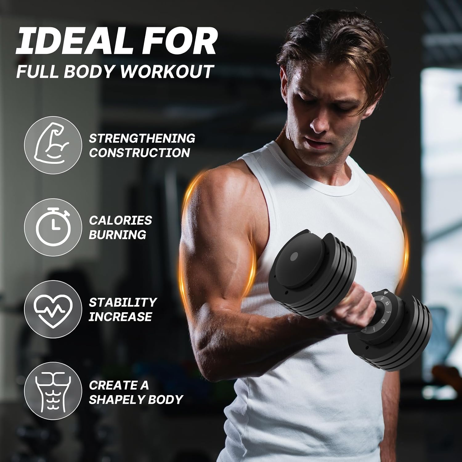 Thumbnail 6 de EnterSports Adjustable Dumbbell