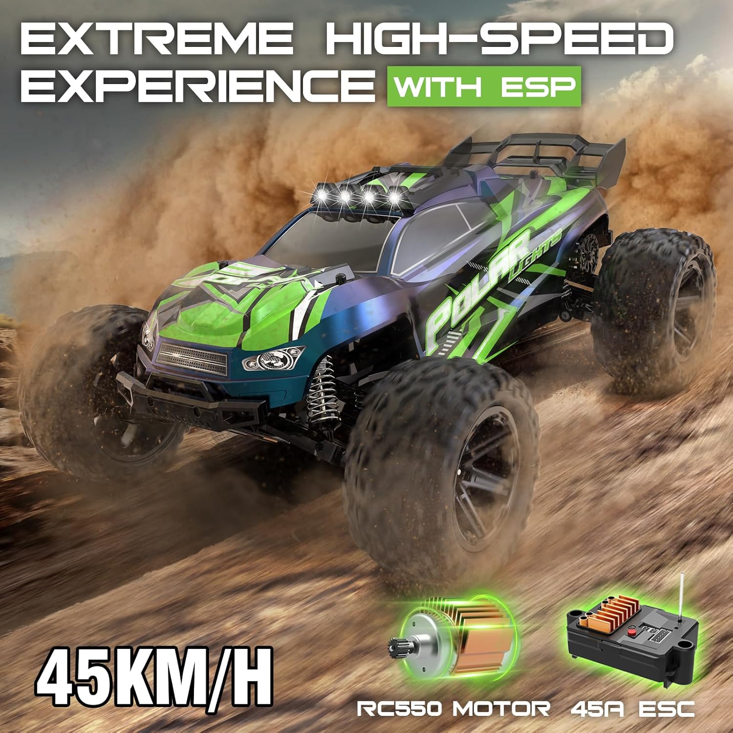 Thumbnail 4 de Womaqu 1:10 RC Auto 45 km/h 🏎