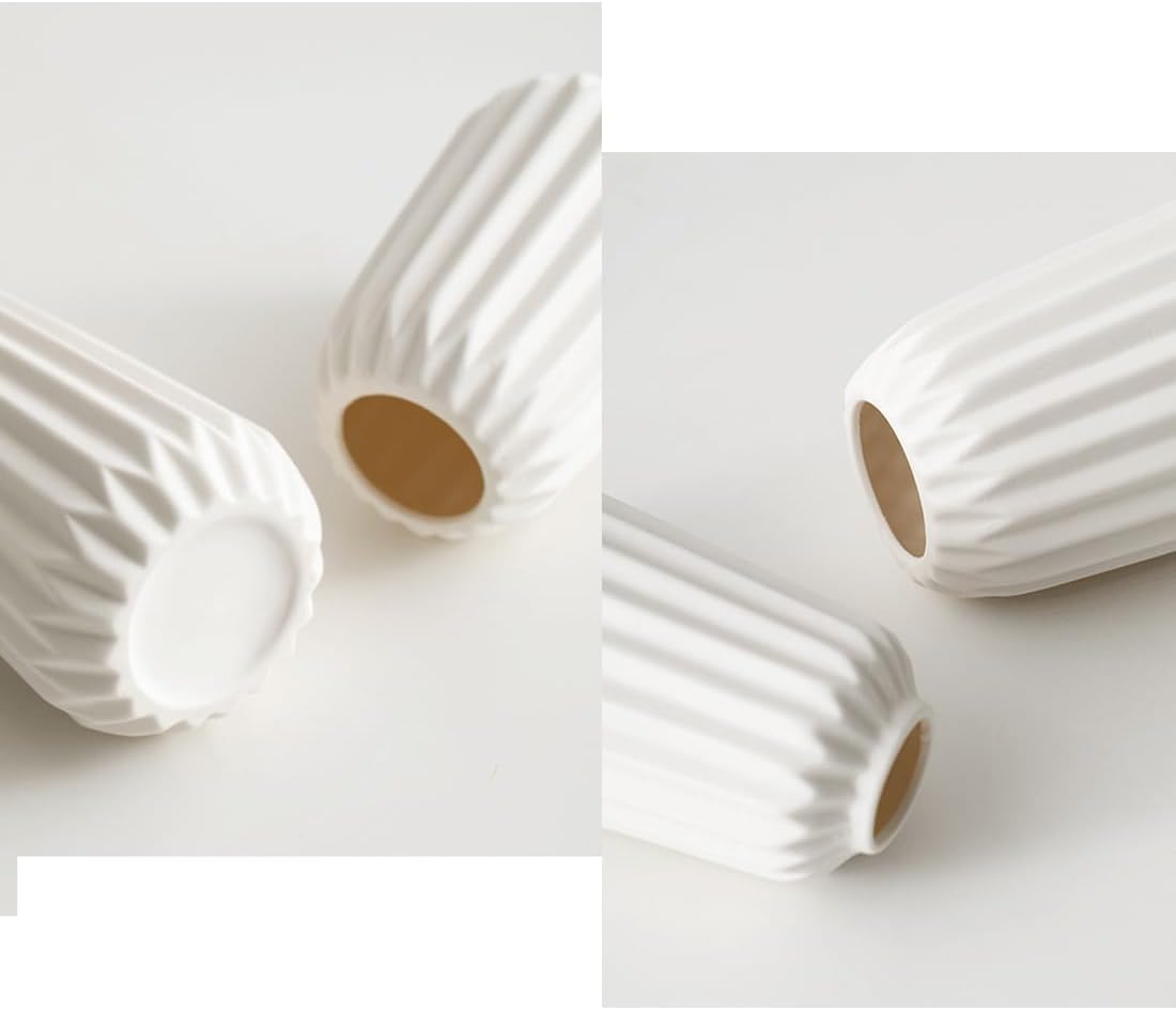 Thumbnail 2 de Set of 3 Small Ceramic Flower Vases (Nordic style) for Dining Table Decoration