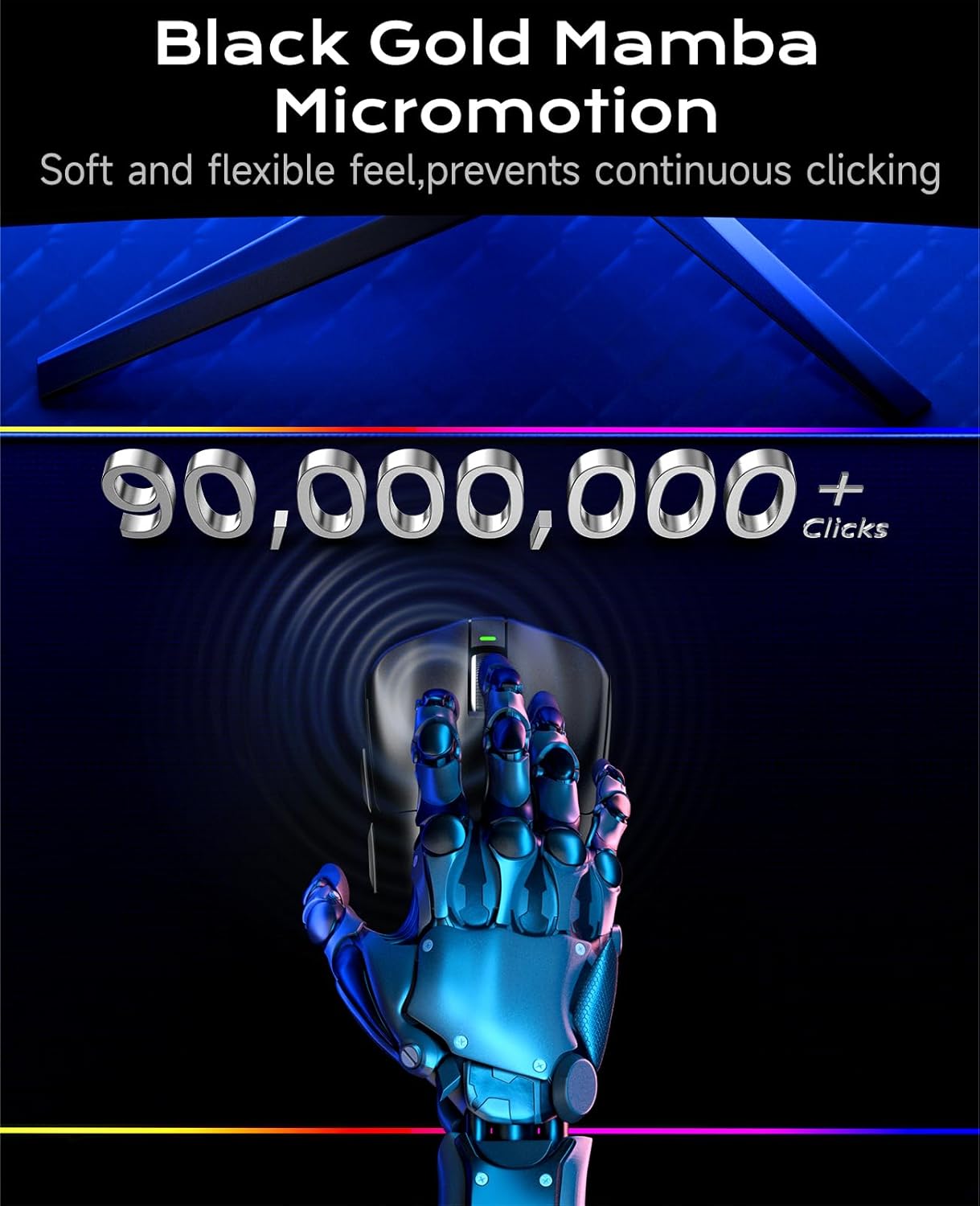 Thumbnail 3 de VGN Dragonfly F1 Pro Max Wireless Gaming Mouse (PAW3395, up to 4000Hz) — Black