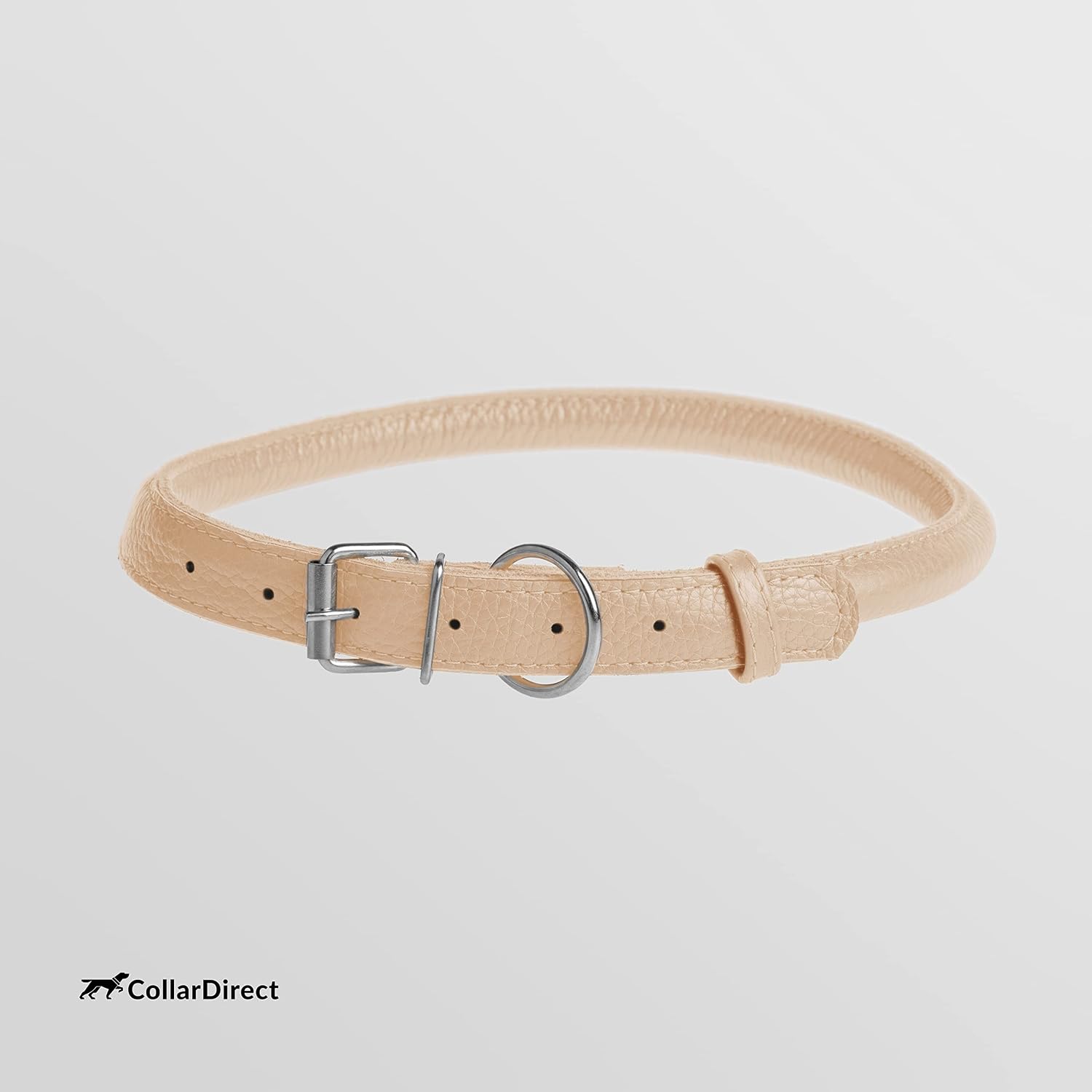 Detalle de CollarDirect rolled leather dog collar 20 in