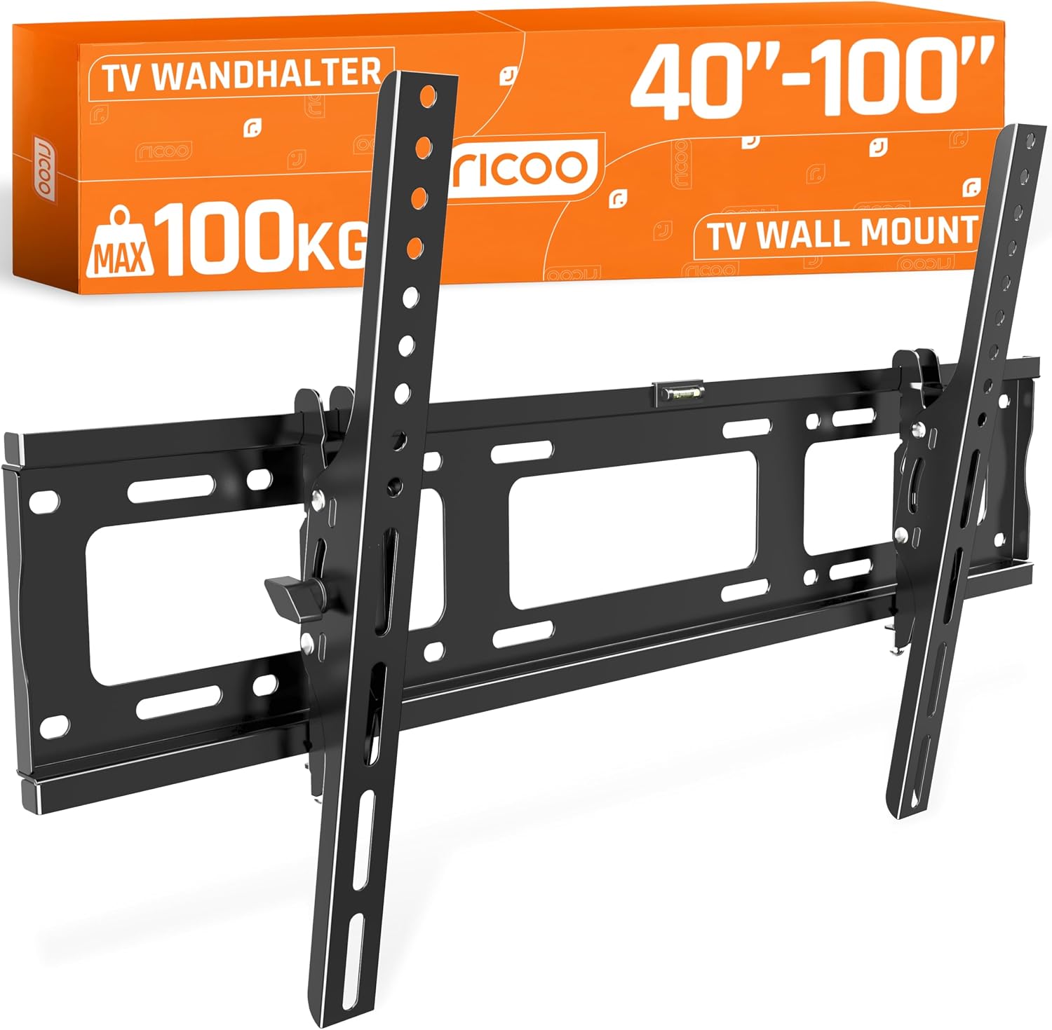 Detalle de RICOO R07: Staffa TV da parete inclinabile per 40–100 pollici, portata fino a 100 kg (VESA 200x200–600x400)