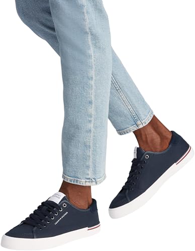 Detalle 2 de Tommy Hilfiger Sneaker Core Corporate Canvas Low Top azul 43