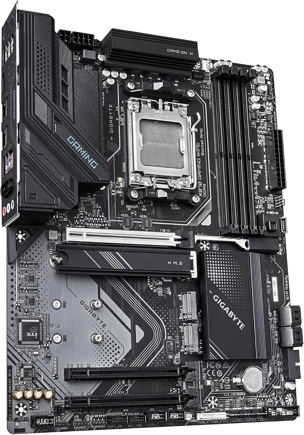 Thumbnail 1 de GIGABYTE X870 GAMING WF6 ATXマザーボード、DDR5・PCIe 5.0・Wi-Fi 6対応