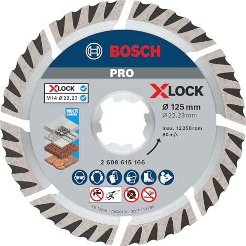 Bosch Professional Disco diamante X‑LOCK 125 mm 🛠️