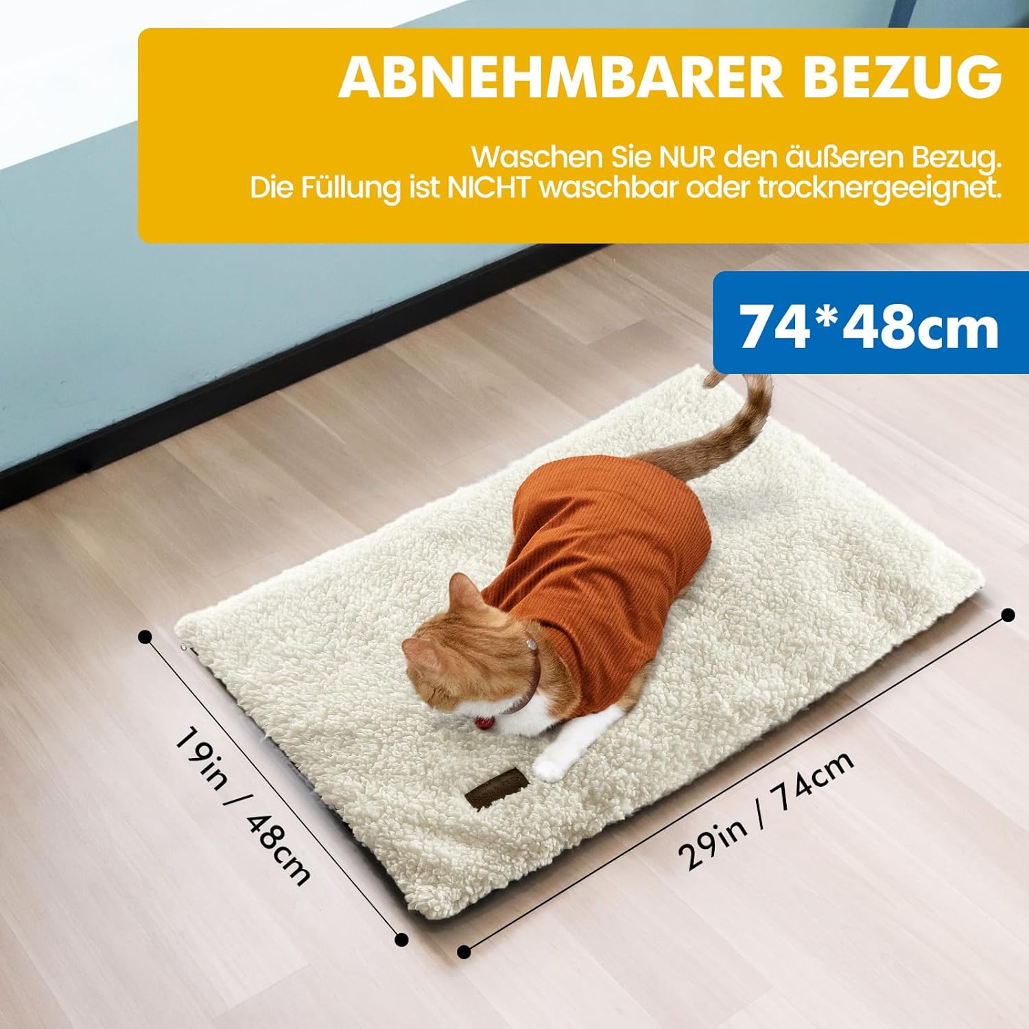Thumbnail 6 de Mora Pets Selbstheizende Katzendecke – Wärme, Ruhe und Komfort ohne Strom