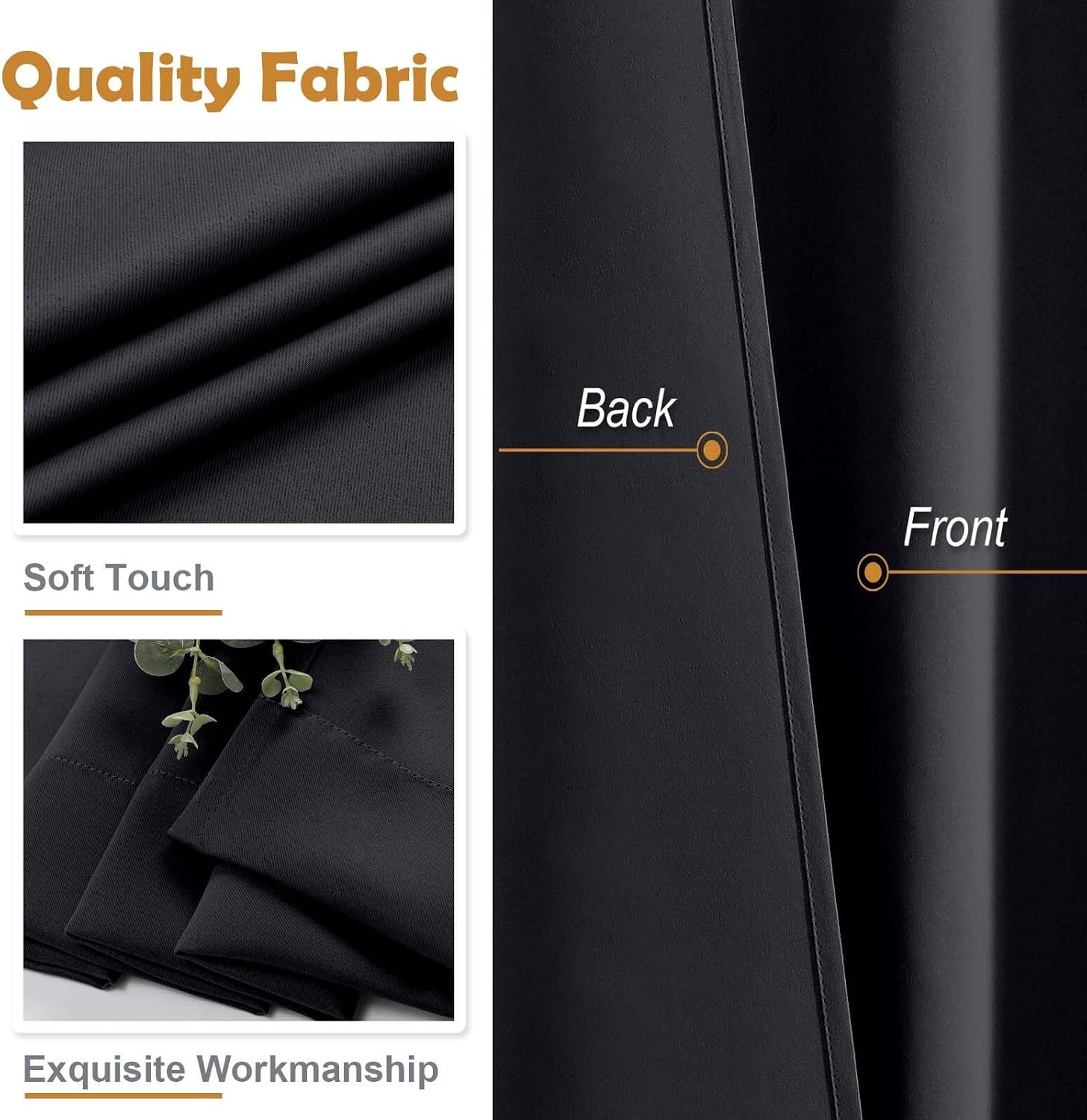 Thumbnail 4 de Aiyufeng Halloween Blackout Curtains 84" 2-panel set ๐ช