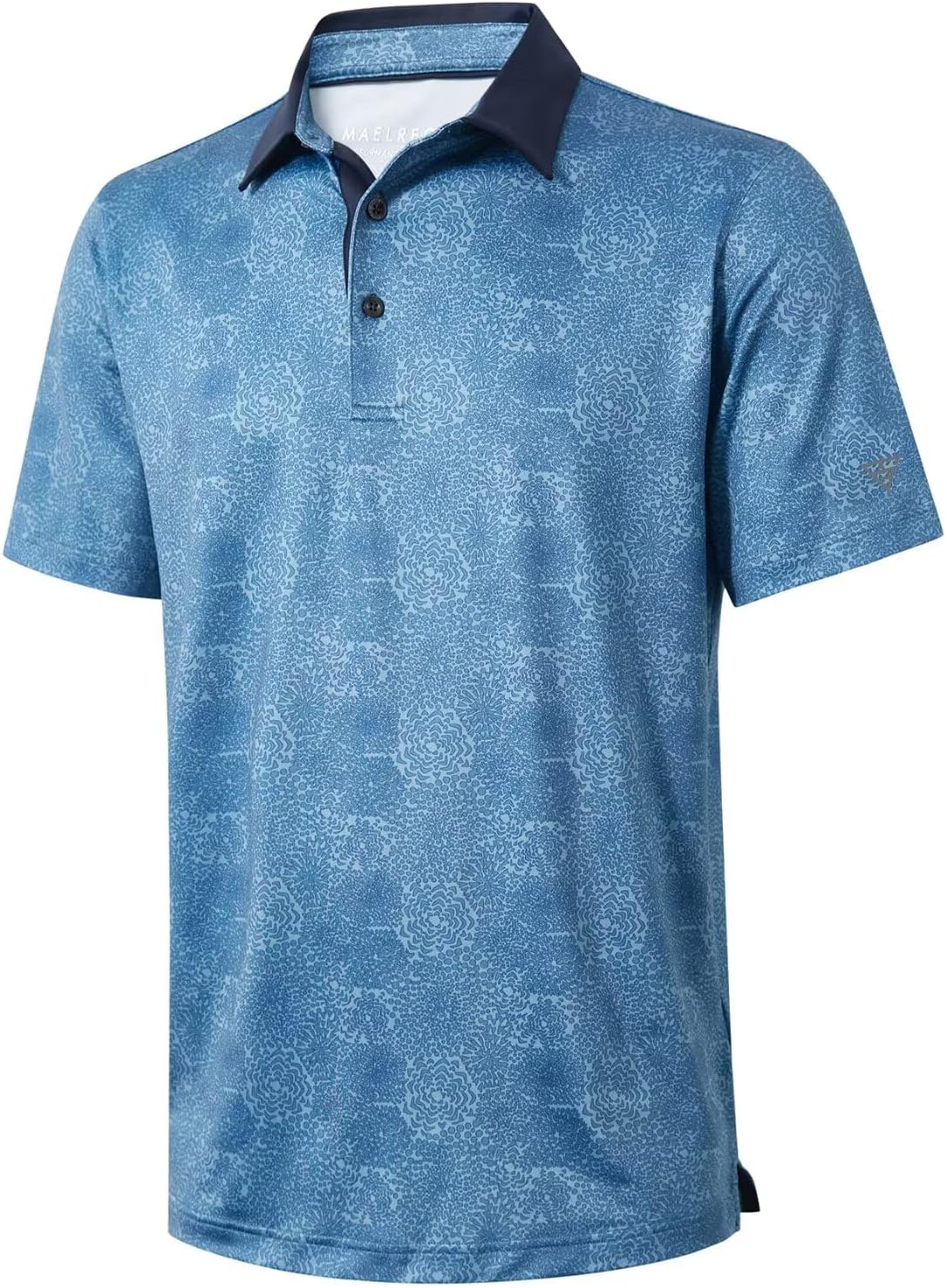 Thumbnail 5 de Golf Shirts for Men Dry Fit Short Sleeve Print Performance Moisture Wicking Polo Shirt