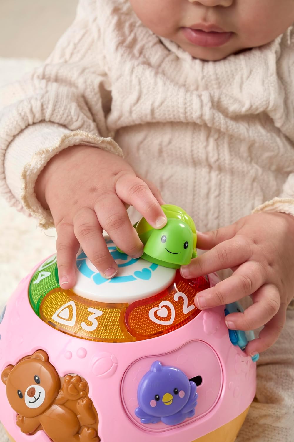 Thumbnail 5 de VTech Crawl & Learn Baby Activity Ball – Musical Toy with Lights (Pink, 6 Months+)
