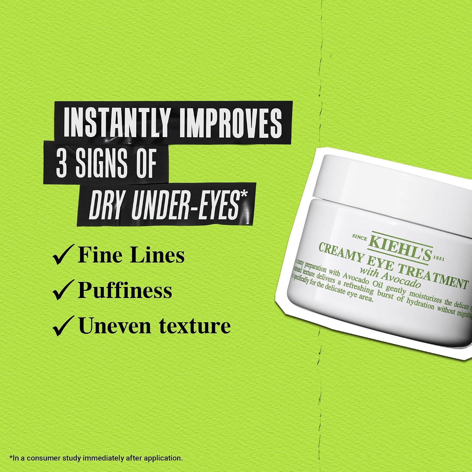Detalle 2 de Kiehl's 3605970236915 Avocado Eye Treatment with Avocado Oil and Caffeine