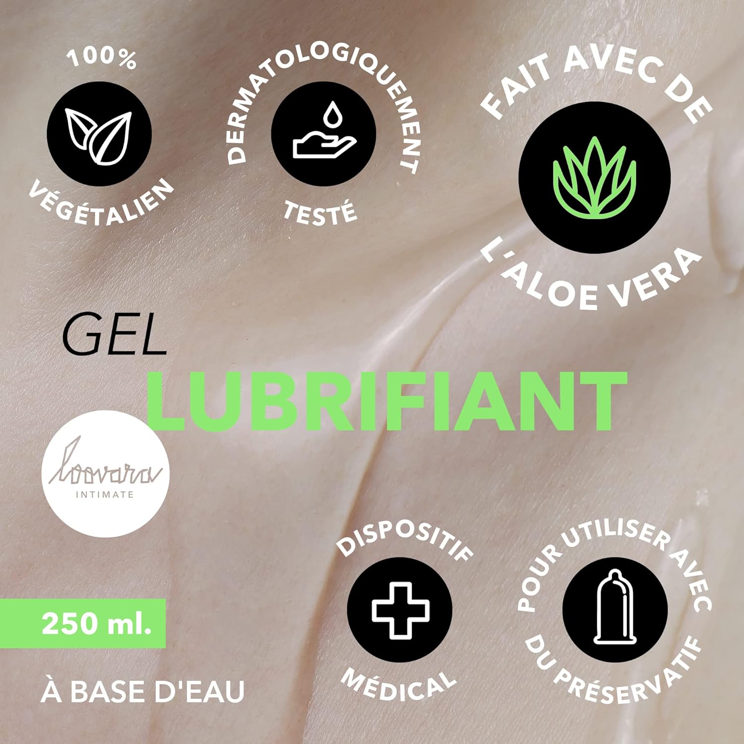 Thumbnail 1 de Loovara Gel Lubrifiant Intime 250 ml Aloe Vera