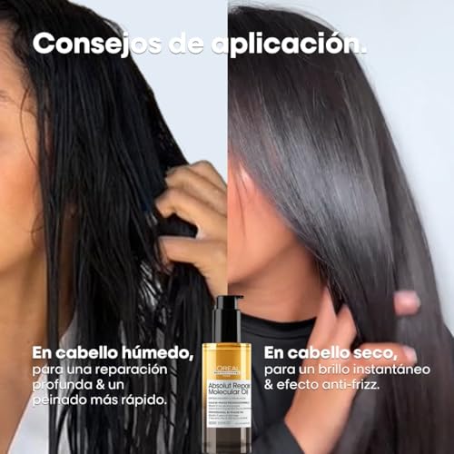 Detalle 2 de L’Oréal Professionnel Aceite Bifásico Reparador 90 ml 💇♀