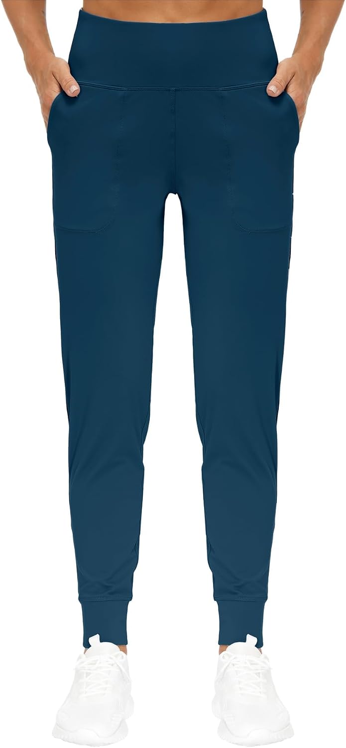 Thumbnail 6 de THE GYM PEOPLE women’s lightweight tapered joggers with four-way stretch