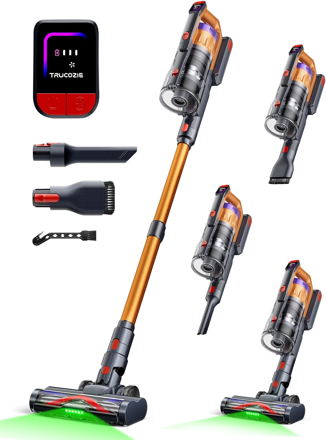 Detalle de Golden Cordless Vacuum Cleaner 60Kpa — 70min Runtime 🧹
