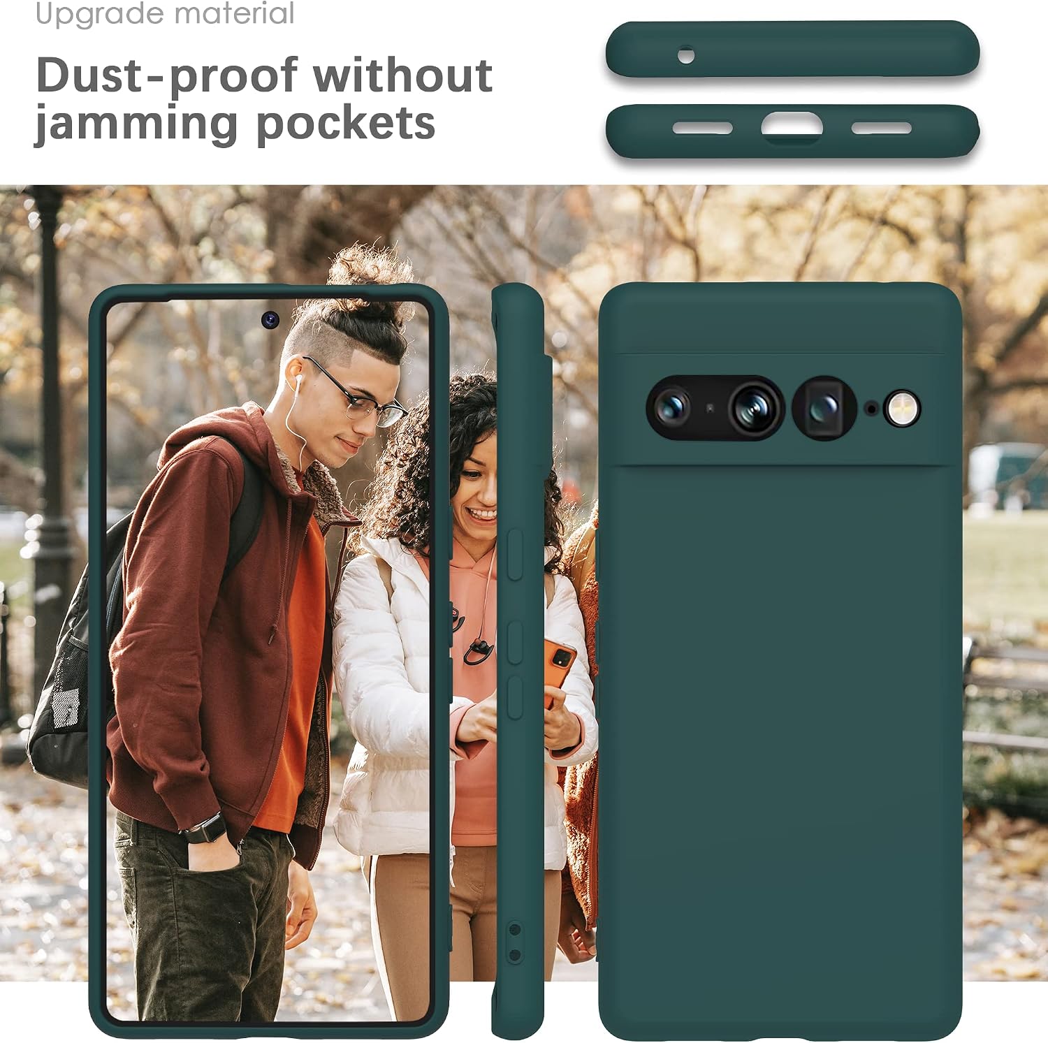 Thumbnail 6 de YATWIN Silicone Case for Google Pixel 8 5G