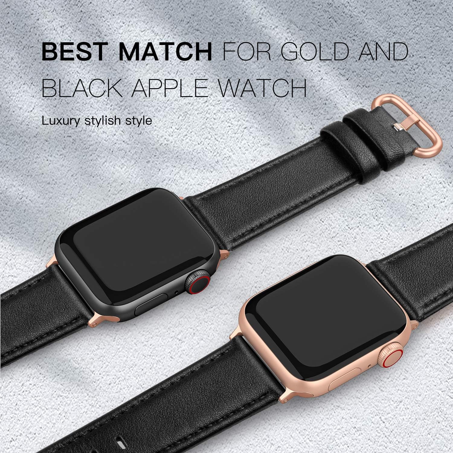 Thumbnail 3 de PARMPH Genuine Leather Strap for Apple Watch – 38mm/40mm/41mm/42mm (Series 10)