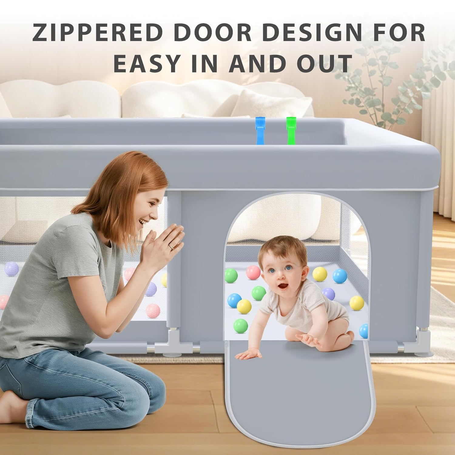 Thumbnail 6 de XVISHX 50 x 50 Inch Baby Playpen