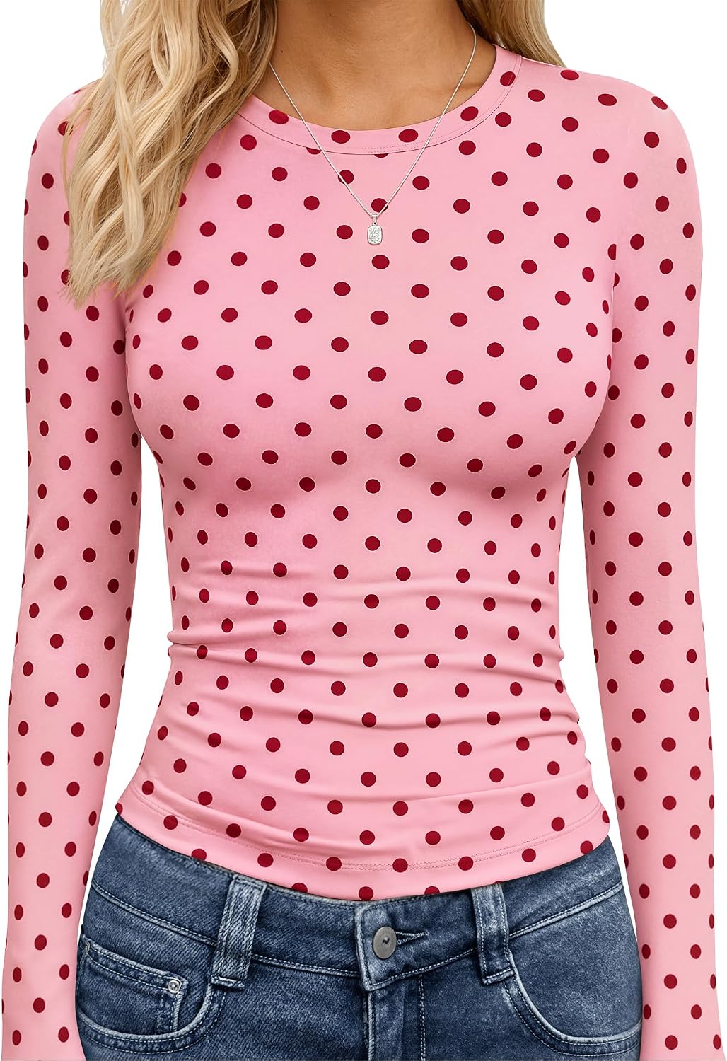 Thumbnail 6 de TNNZEET Women’s Long Sleeve Crop Top – Y2K Basic Tee for Everyday Style
