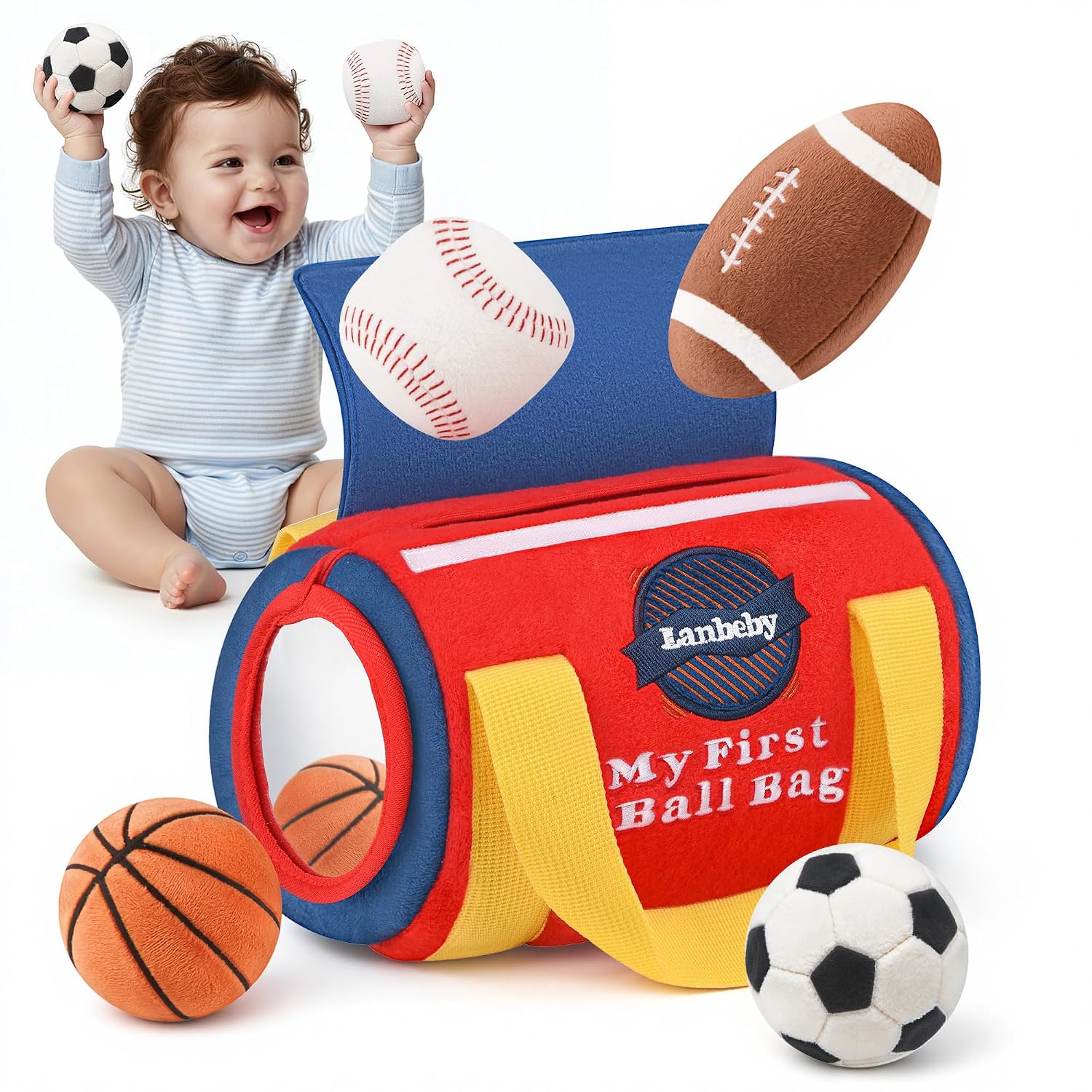 Detalle de Baby Sports Toy Set, Four Sensory Balls
