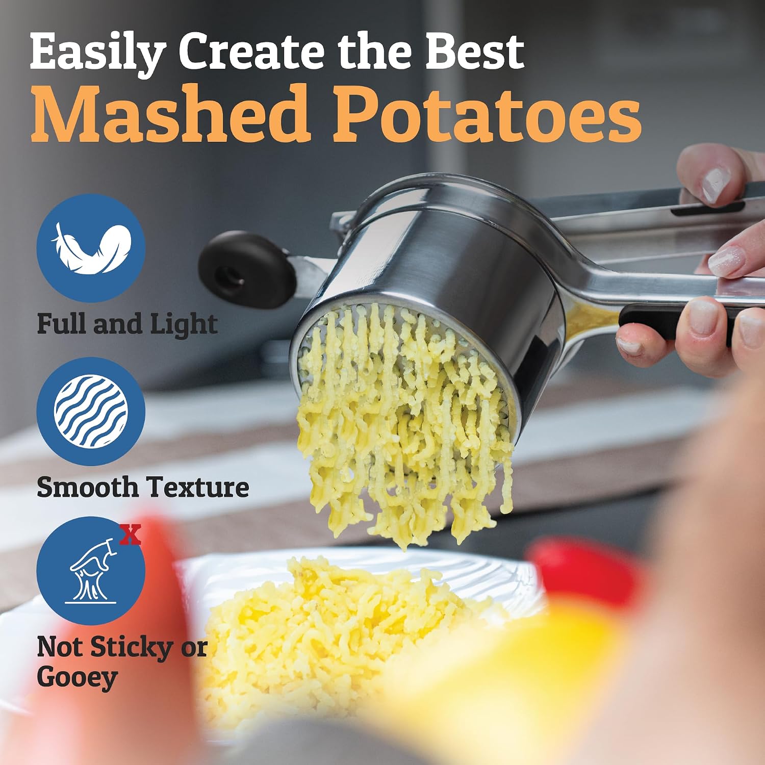 Thumbnail 5 de PriorityChef Large Potato Ricer 15oz 🥄