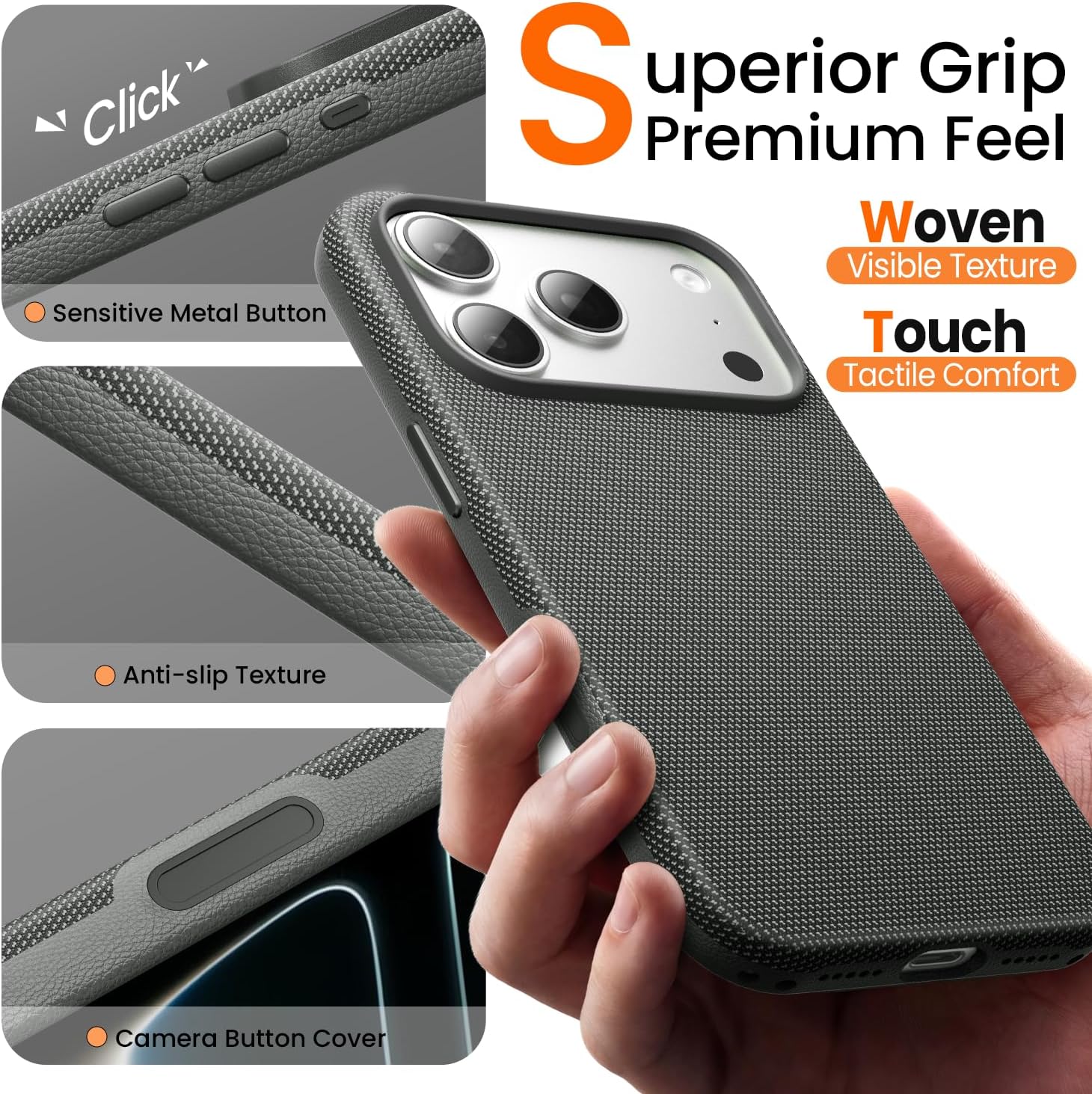 Thumbnail 5 de Mkeke iPhone 17 Pro Max Techwoven Case