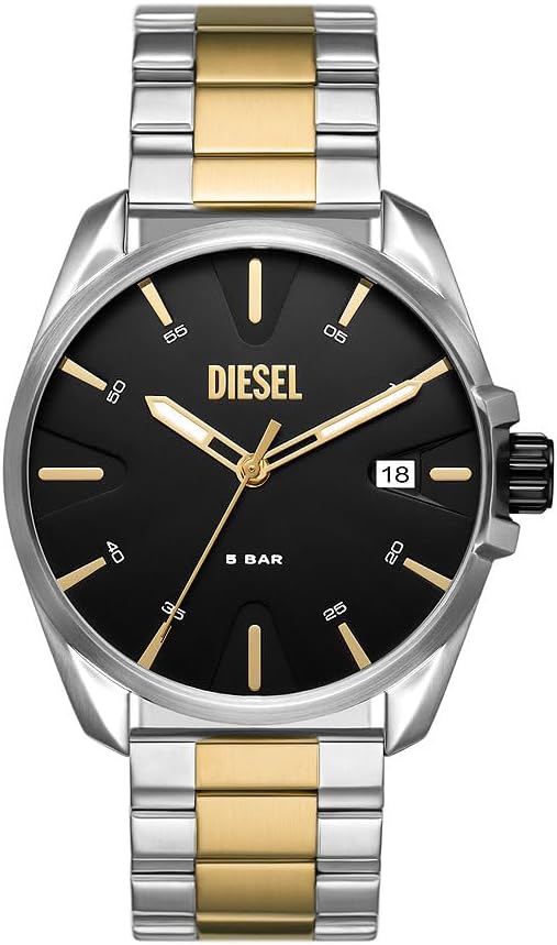 Detalle de Diesel MS9 Montre Homme - Quartz à trois aiguilles avec bracelet acier ou cuir