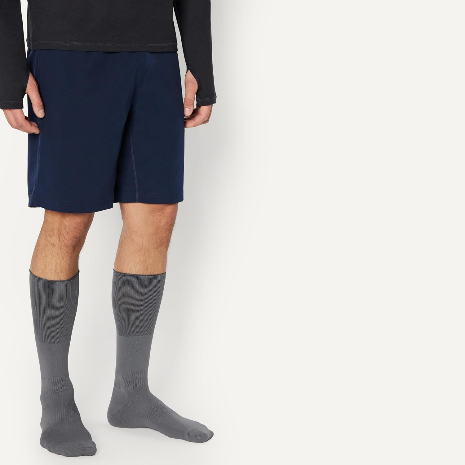 Detalle de Amazon Essentials Uomo Calzettoni da Calcio con ammortizzazione e supporto per arco plantare (3 paia)