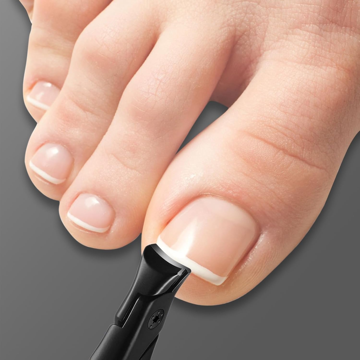Detalle 2 de START MAKERS Red Wide-Jaw Toenail Clippers with Curved Stainless Steel Blade
