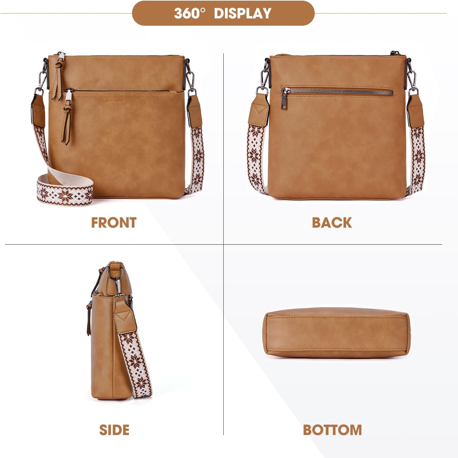Thumbnail 5 de Roulens Trendy Crossbody Bag 11in