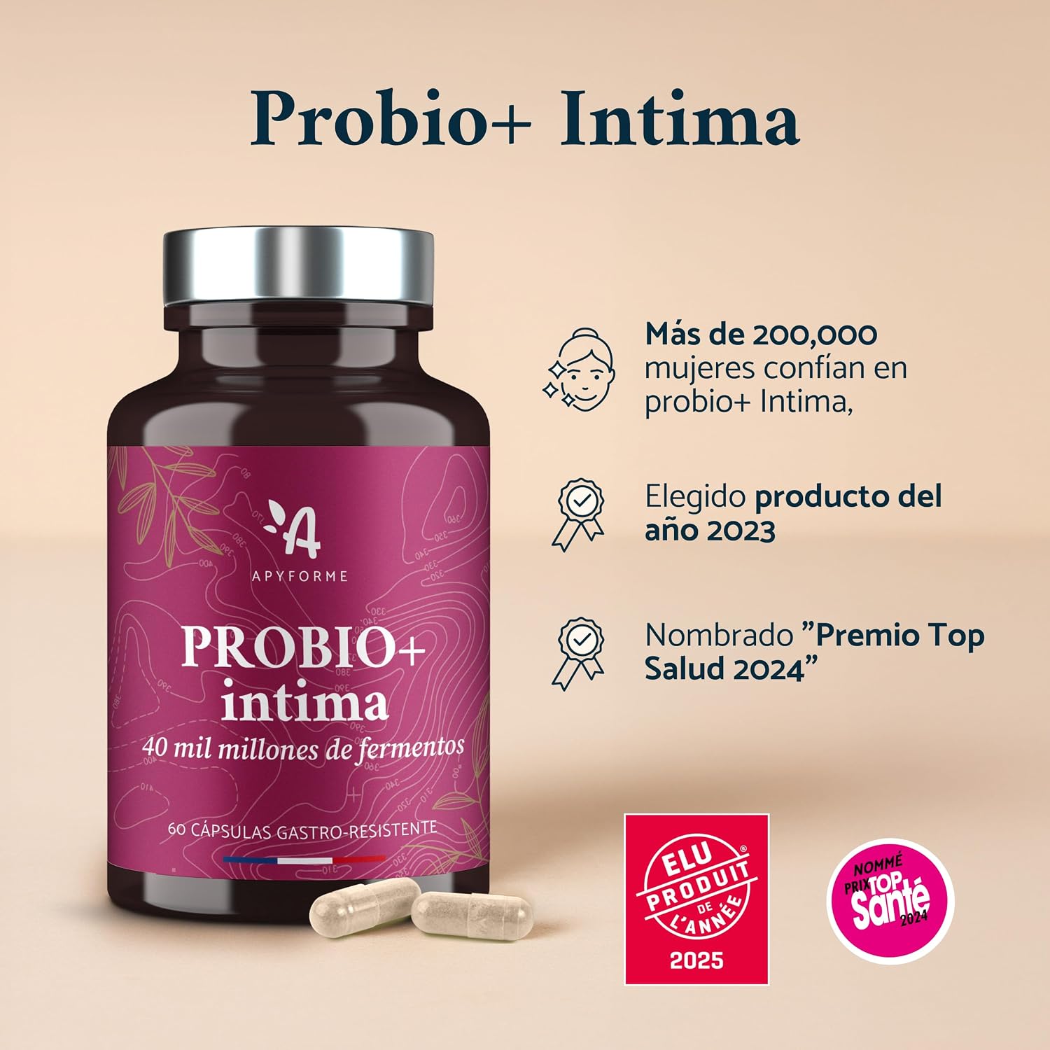 Thumbnail 4 de APYFORME Probio+ Intima 40.000M UFC Día