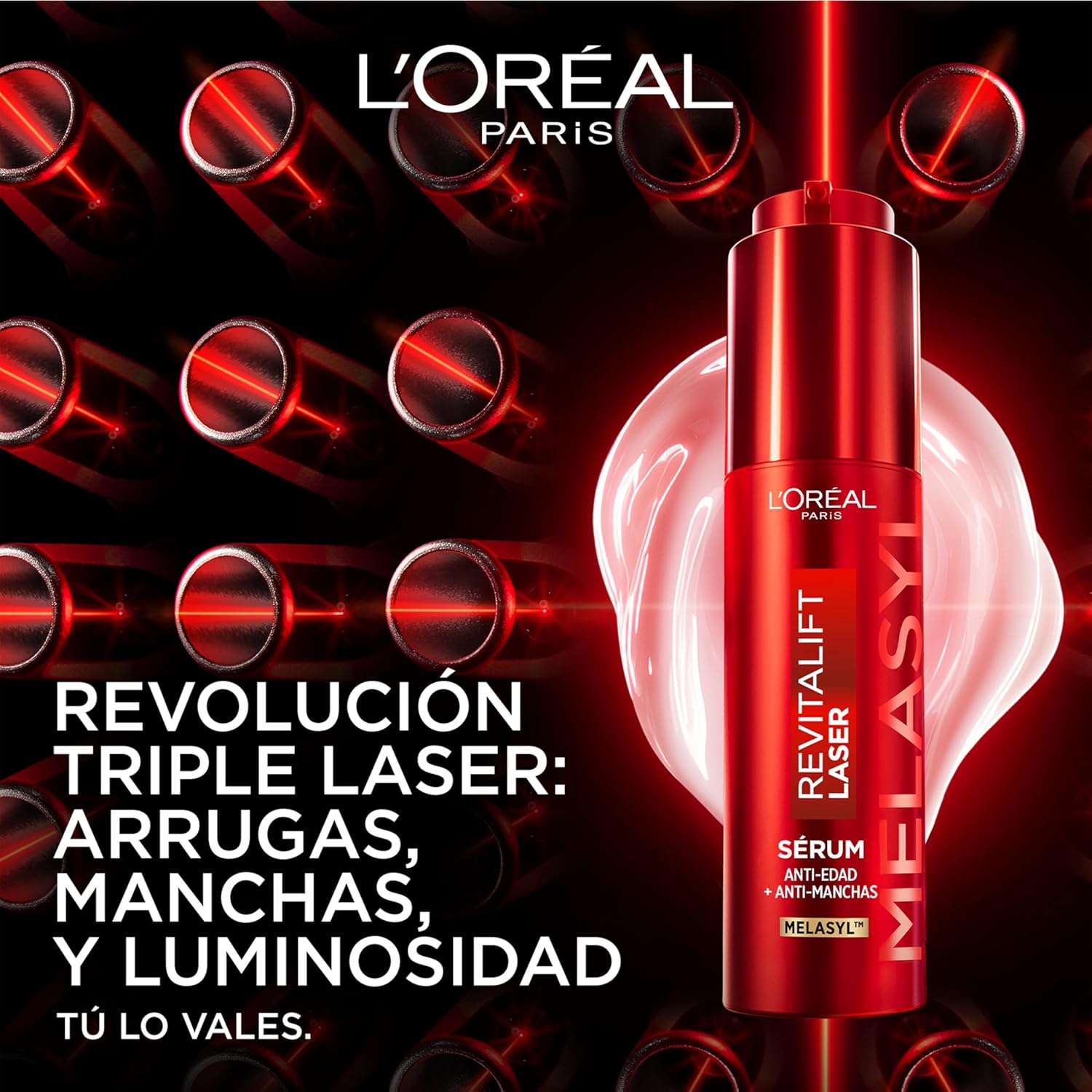 Detalle 2 de L’Oréal Paris Revitalift Laser Triple Serum con Melasyl, Vitamina C y Niacinamida (50 ml)