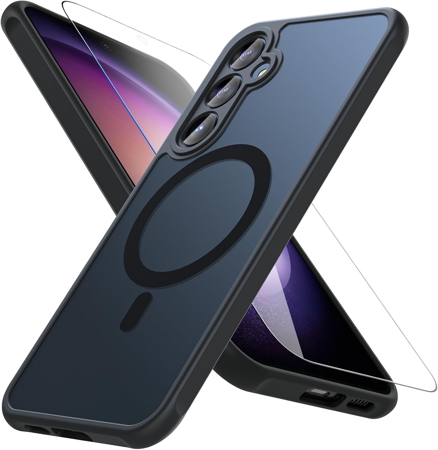 Detalle de Hensinple Samsung S23 FE Case with 9H Glass