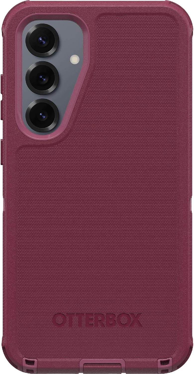 Detalle de OtterBox Defender pour Samsung Galaxy S25+ : coque antichoc ultra-robuste rose