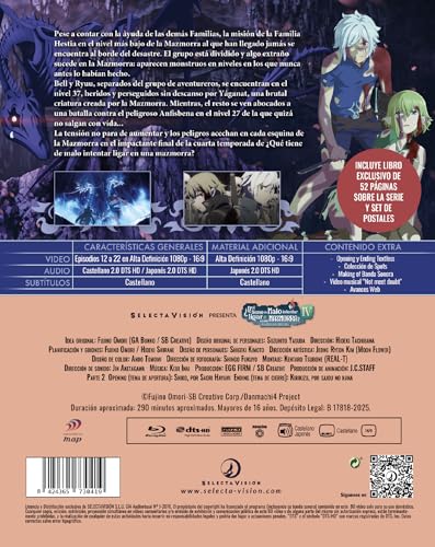 Thumbnail 2 de Danmachi Temporada 4: ¿Qué tiene de malo intentar ligar en una mazmorra? (Temporada 4 parte 2, Episodios 12-22) en Blu-Ray