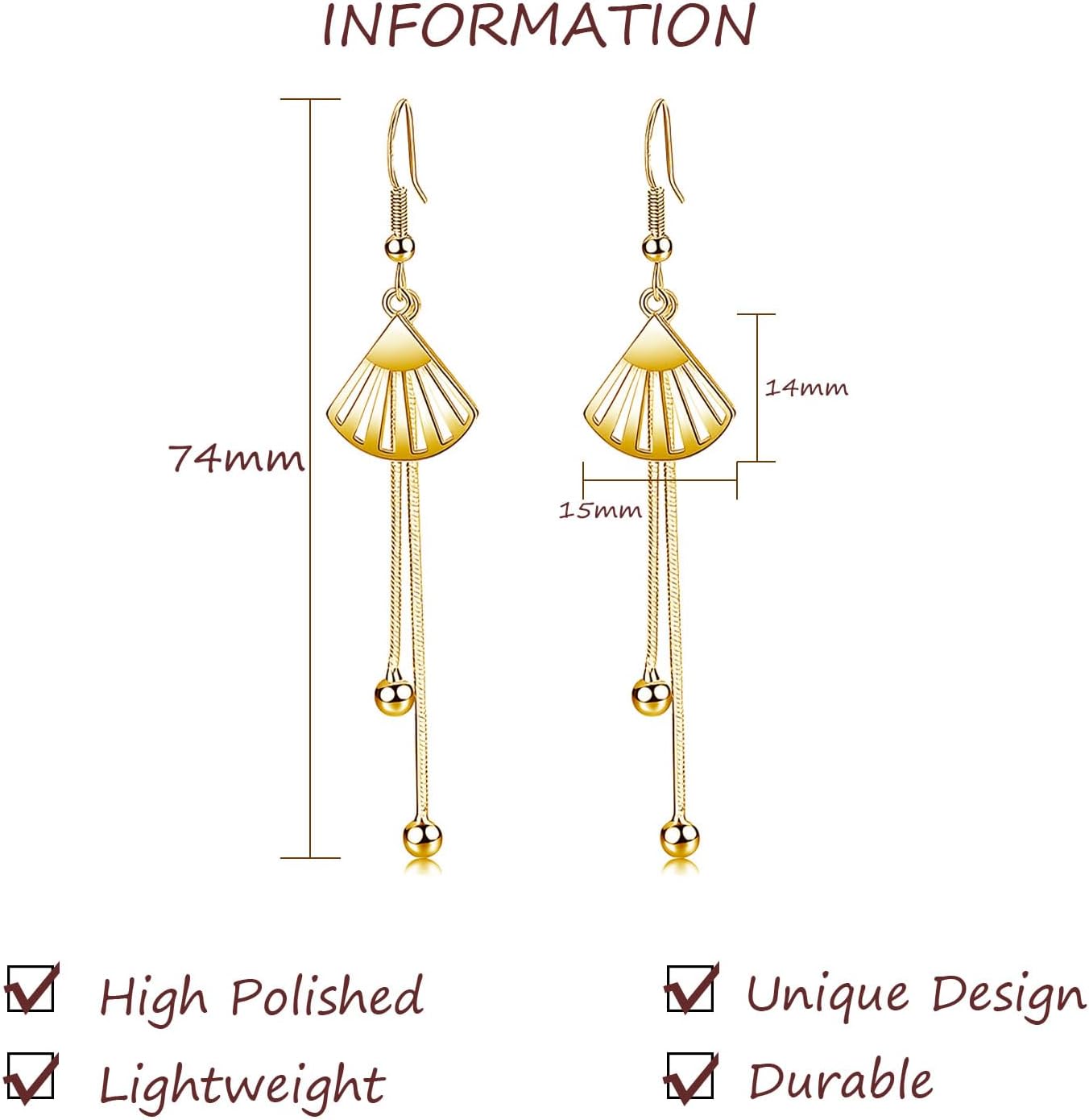 Detalle 2 de Kamise Silver Dangle Earrings 8cm