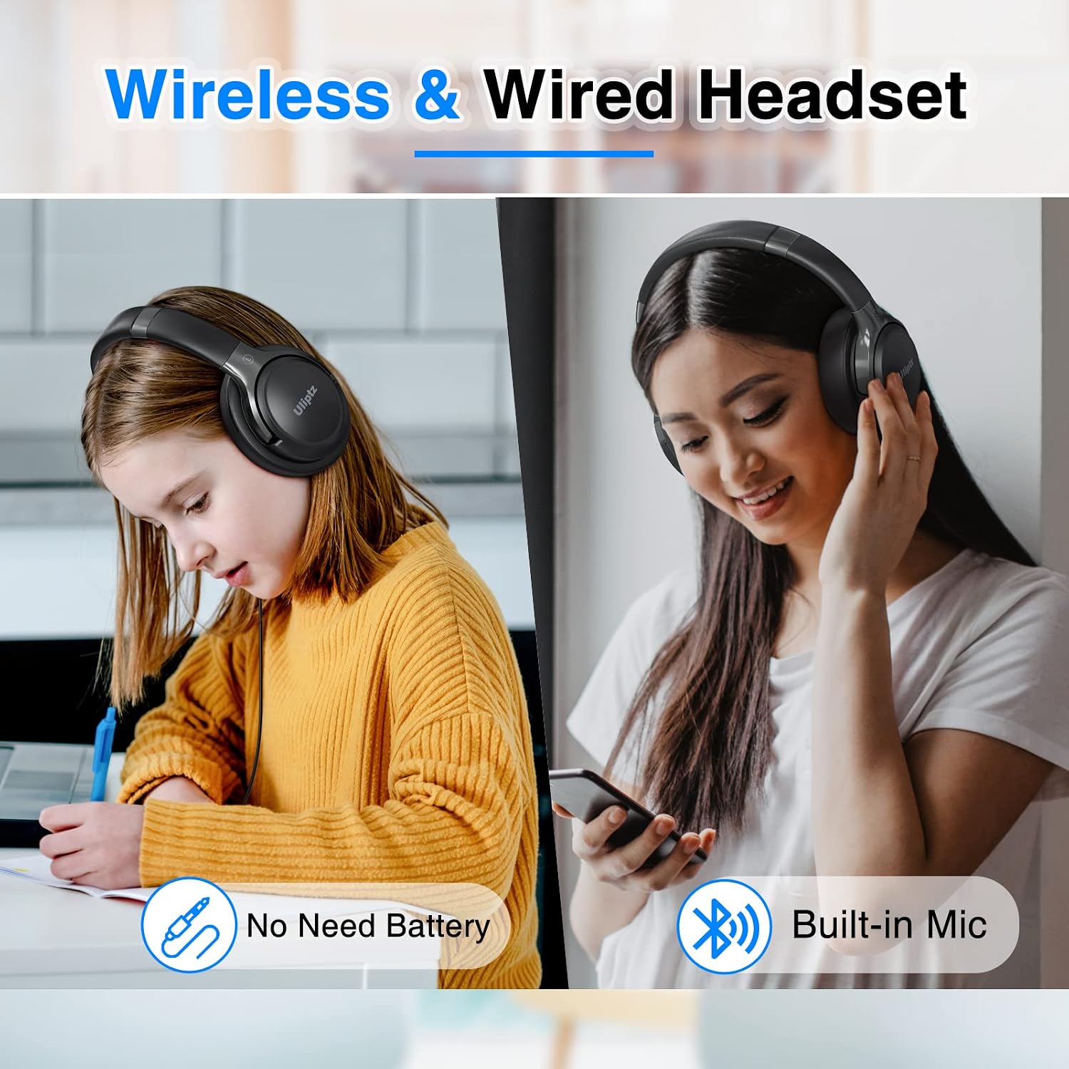Thumbnail 6 de Uliptz Cuffie Bluetooth 5.3 – 65 ore