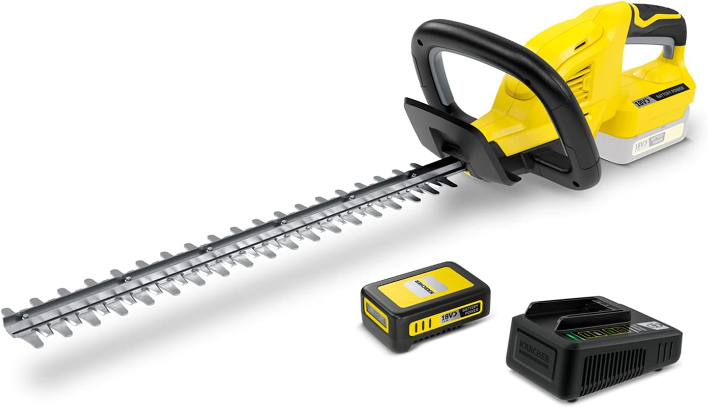 Detalle de KÄRCHER 18 V Cordless Hedge Trimmer HGE 18-45 Battery Set