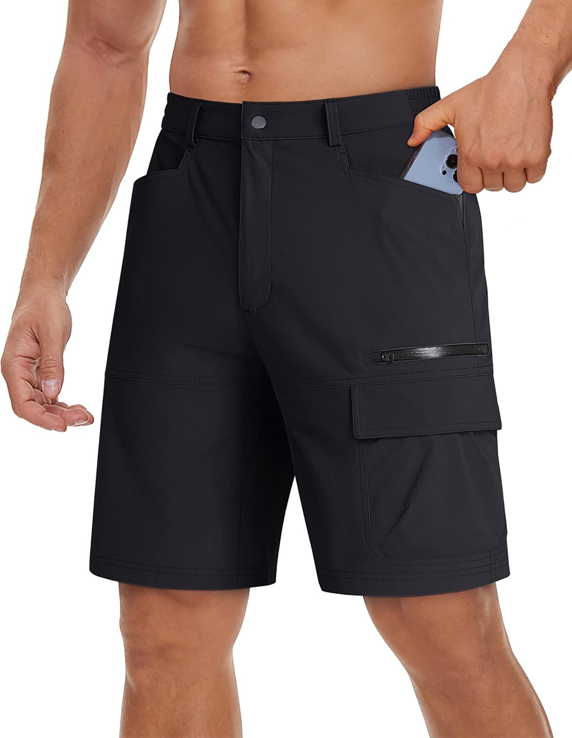 Thumbnail 1 de TACVASEN Men’s Summer Outdoor Cargo Shorts (Quick-Dry, Water-Resistant, No Belt)