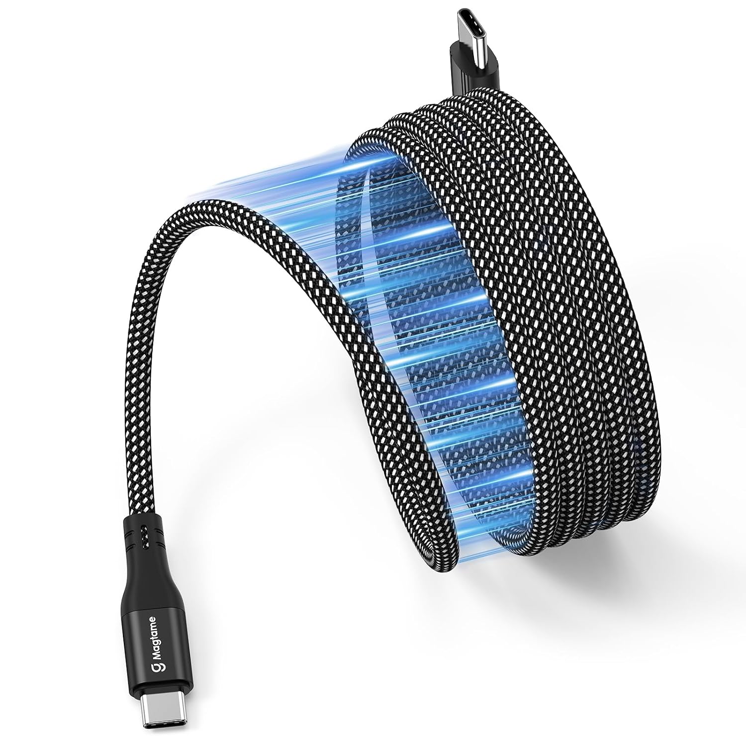 Detalle de Magtame Magnetic USB‑C Cable 1.5M coiled cable