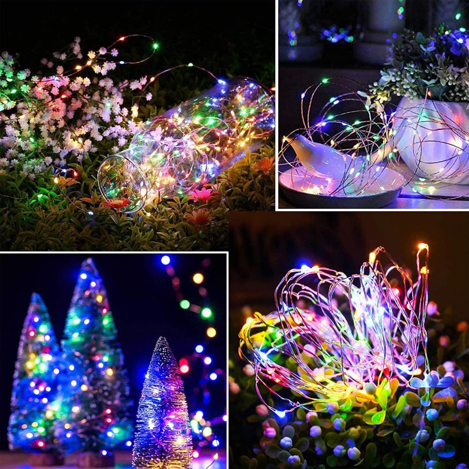 Thumbnail 5 de Lezonic Solar Fairy Lights Outdoor 2 Pack – 40ft, 120 LEDs, 8 Modes, IP65 Waterproof