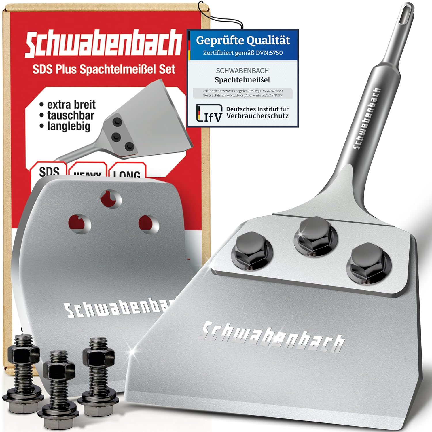 Thumbnail 6 de SCHWABENBACH® SDS Plus platte beitel 75 x 250 mm voor tegel- en pleisterwerk